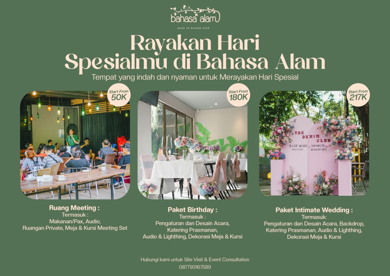 Rayakan Momen Spesial dengan Sentuhan Alam